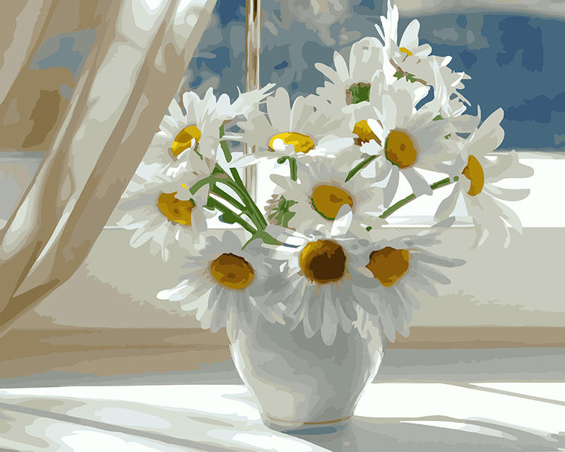 

Картина по номерам BrushMe Нежные ромашки, 40 х 50 см (BK-GX22637) (Без коробки)