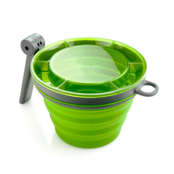 

Складне горнятко GSI Outdoors Collapsible Fairshare Mug (зелене)
