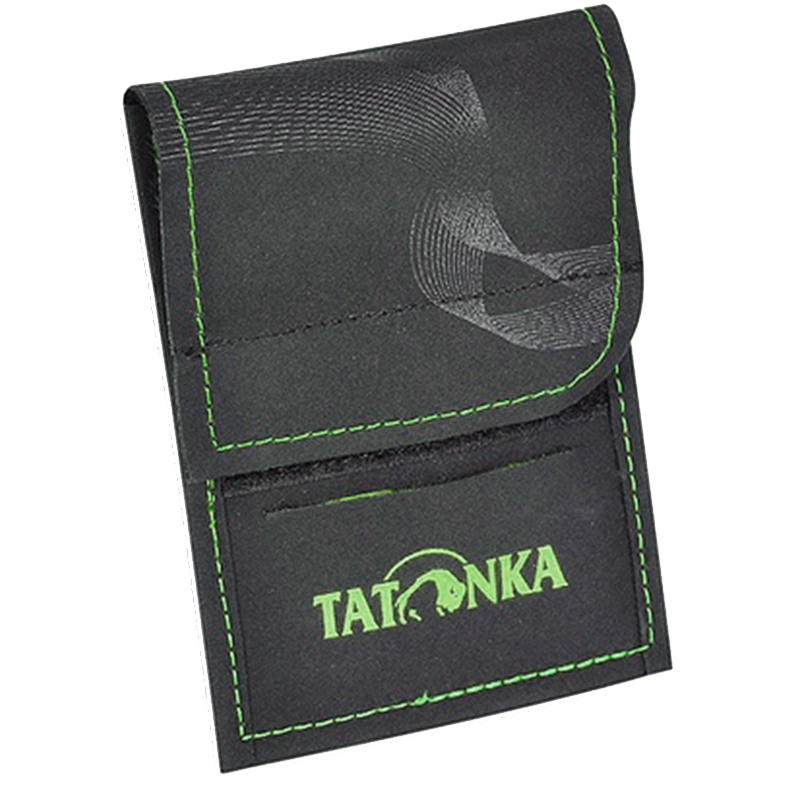 

Кошелек на шею Tatonka HY Neck Wallet (13x9x1см), черный/зеленый 2883.341