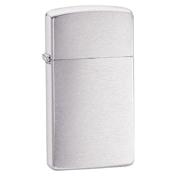 

Запальничка вузька Zippo 1600 Brush finish chrome