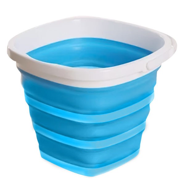 

Ведро квадратное 10 литров туристическое складное Collapsible Bucket силиконовое