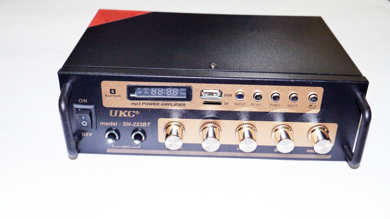 

Усилитель AMP SN-222BT UKC портативный усилитель мощности звука