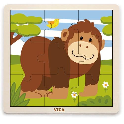 

Пазл Обезьяна Viga Toys 22,5х22,5х1 см Зеленый 000013315
