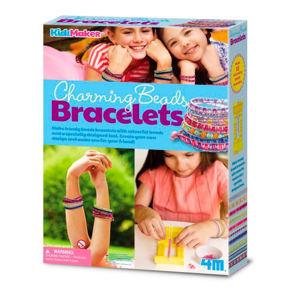

Набор для творчества Браслеты из бусин 4M 21х28х6 см Разноцветный 000014476