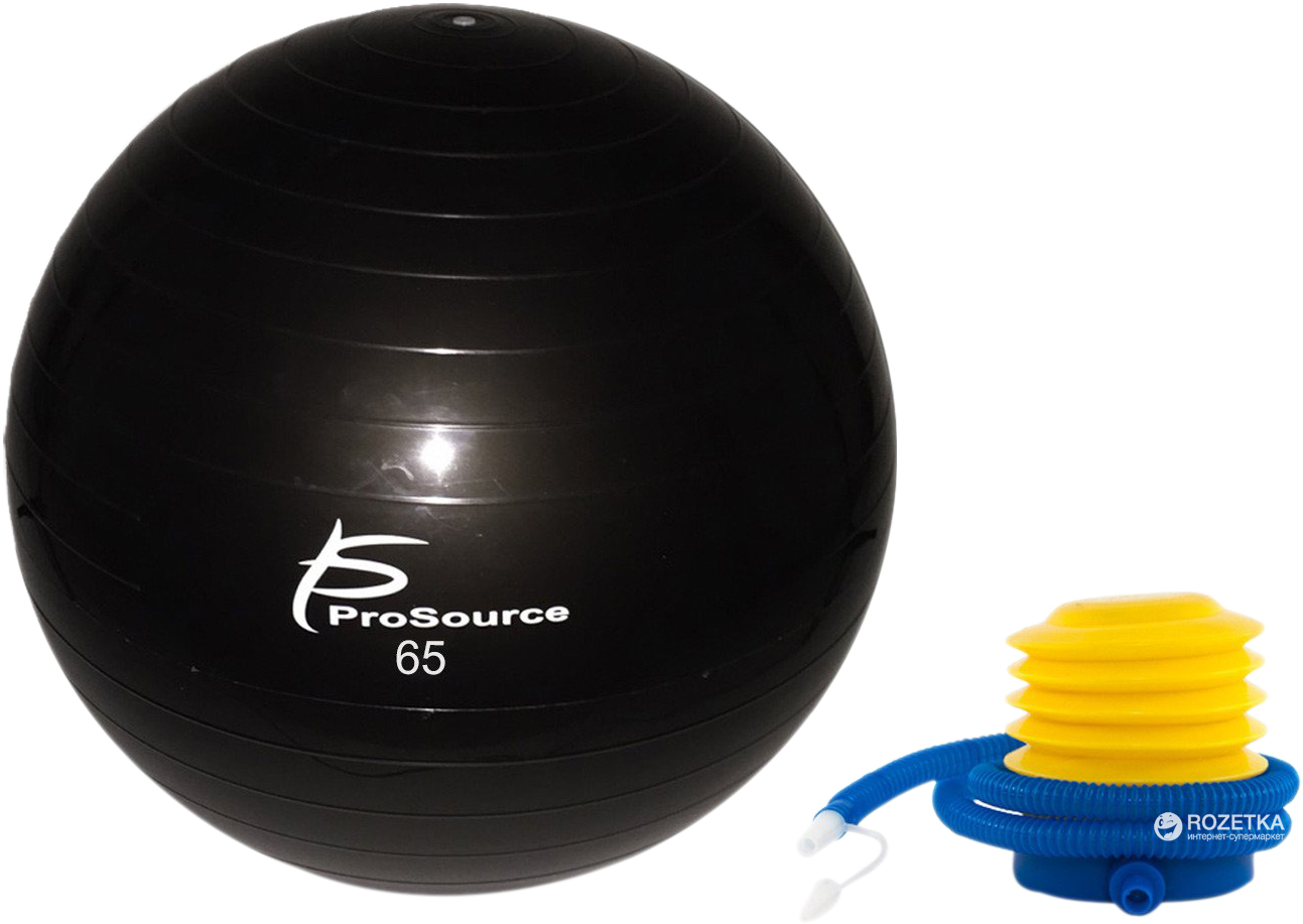 

Гимнастический мяч ProSource Stability Exercise Ball 65 см Черный (PS-2206-sfb-65)