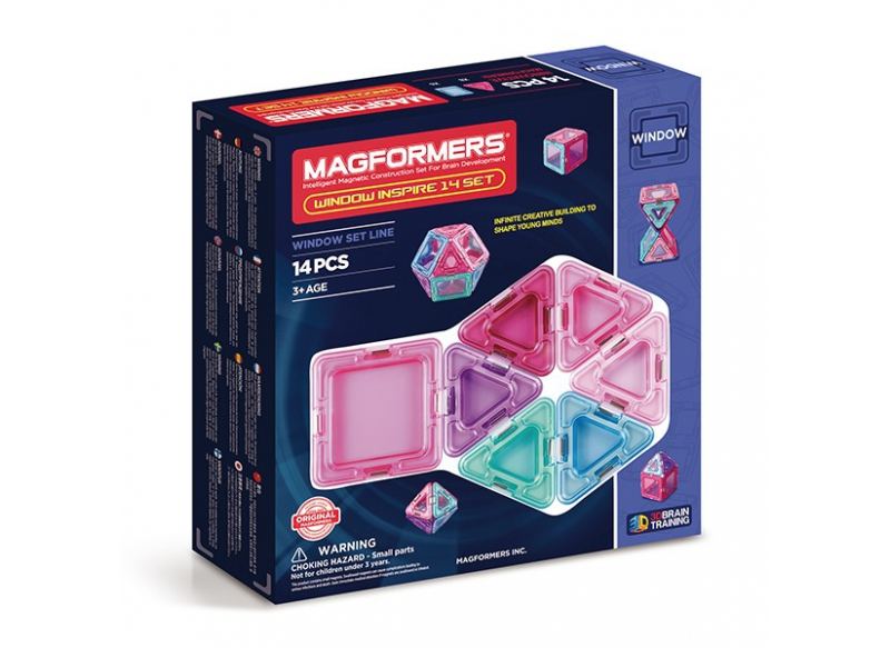 

Магнитный конструктор Magformers Супер 3Д набор Вдохновение, 14 эл.(714003)