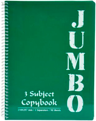 

Блокнот Mintra Jumbo A4 в клетку 90 листов Темно-зеленый (982162)