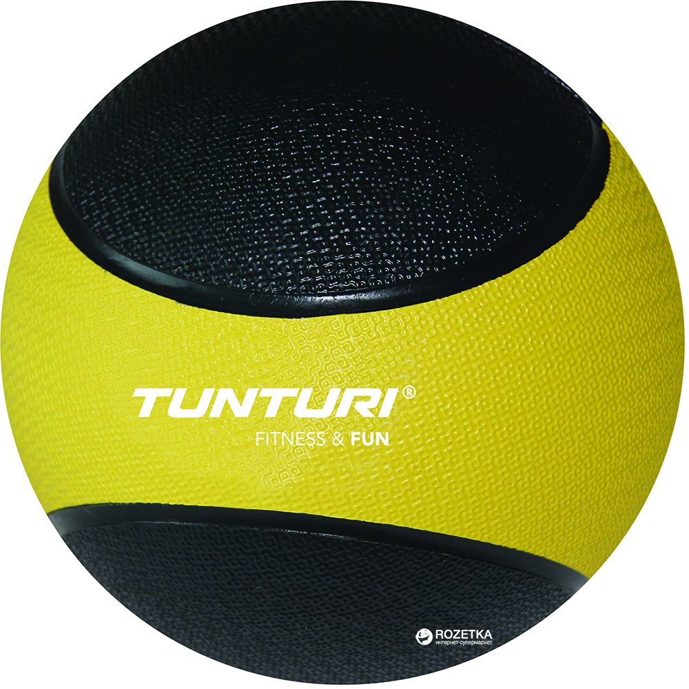 

Медбол Tunturi Medicine Ball 1 кг Желто-черный (14TUSCL317)