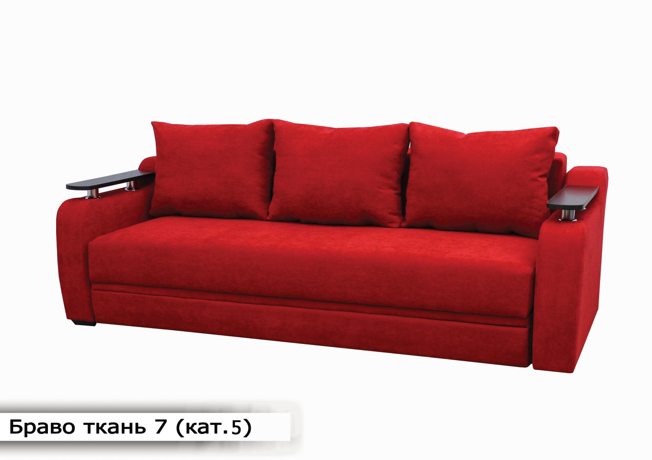 

Диван Garnitur.plus Браво красный 220 см