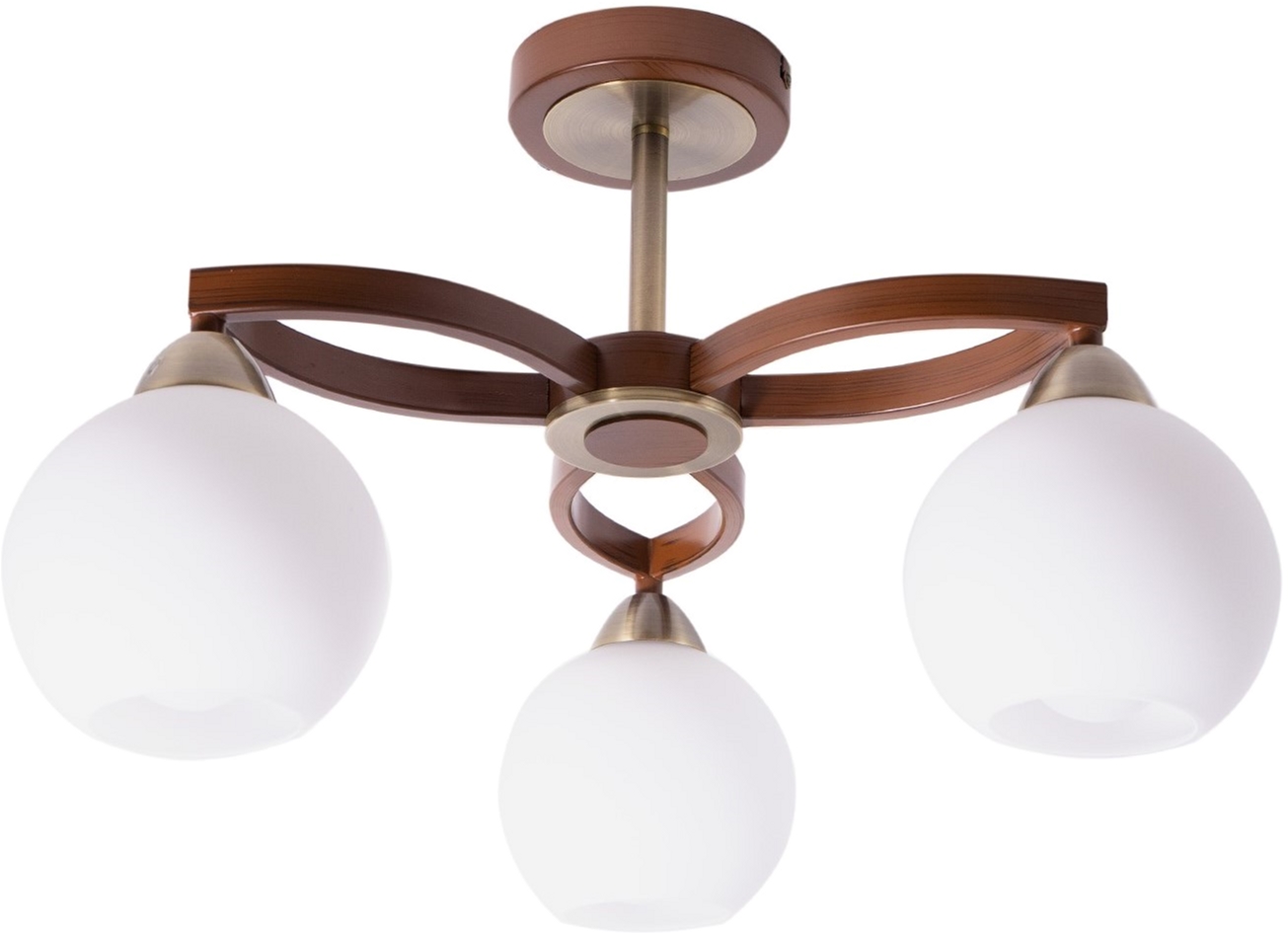 

Люстра Altalusse INL-9268C-03 Antique brass Walnut E27 3x40 Вт