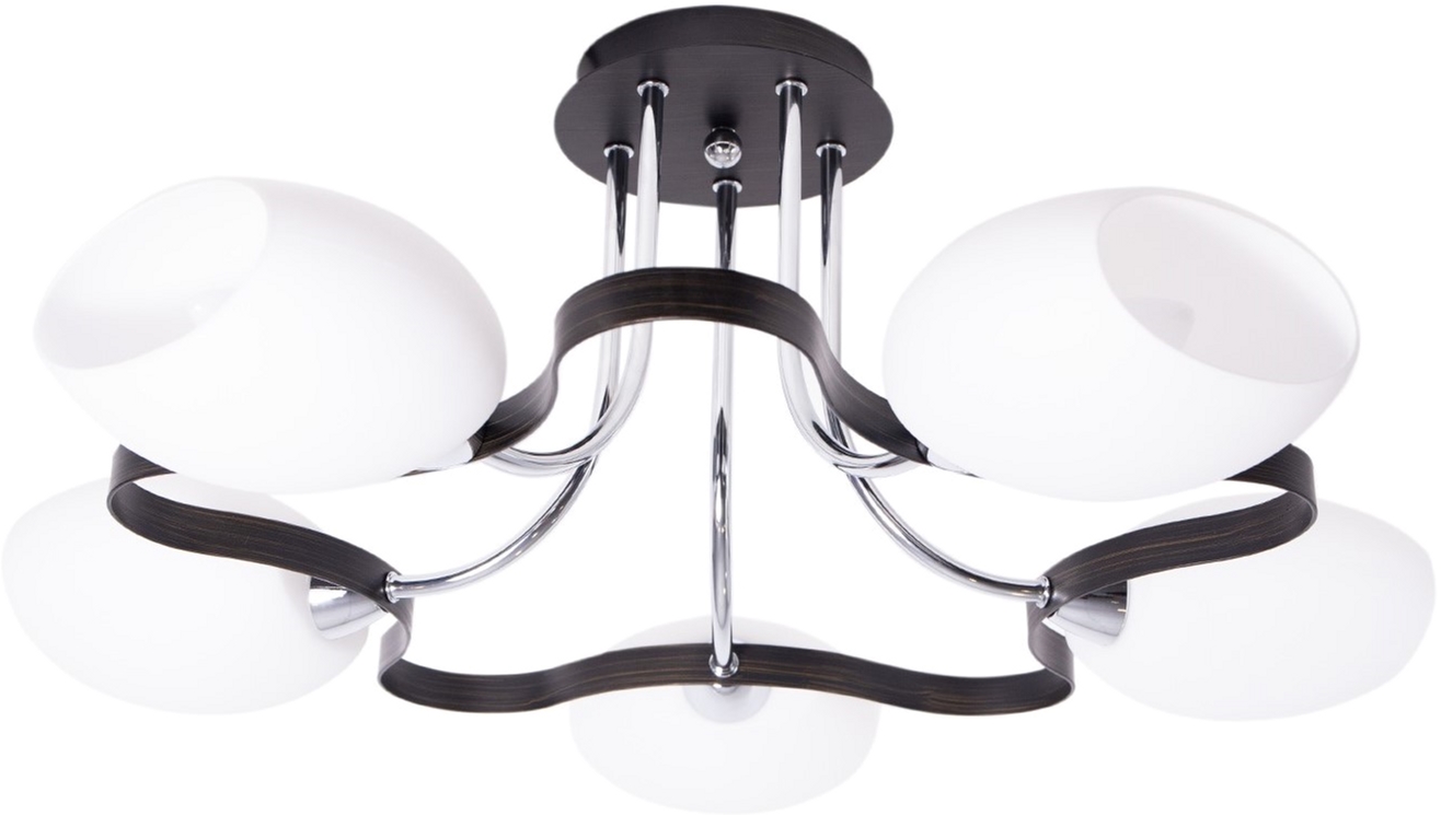 

Люстра ALTALUSSE INL-9210C-15 Chrome Wengue Е14 5х40 Вт
