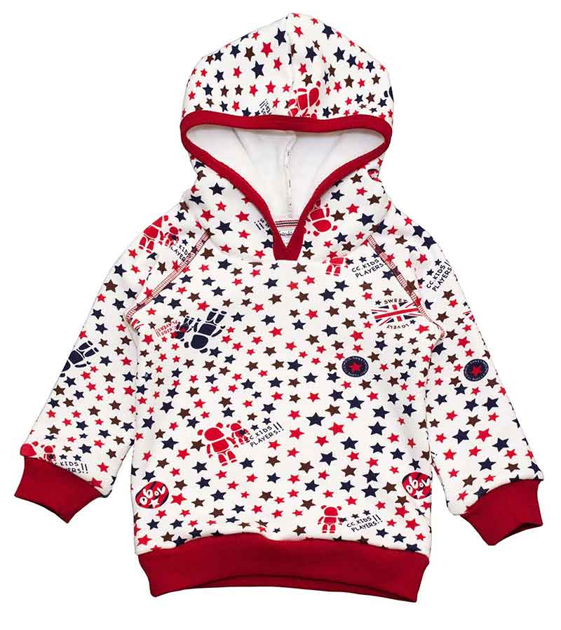 

Толстовка Звезды Interkids 3 года 98см Красный 1090