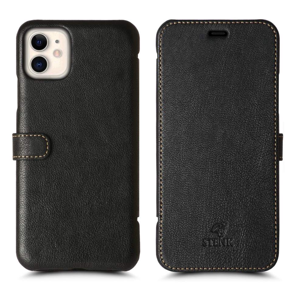 

Чехол книжка Stenk Premium для Apple iPhone 11 Чёрный