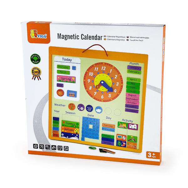 

Календарь магнитный Viga Toys 45х45х1,2 см Разноцветный 000013245