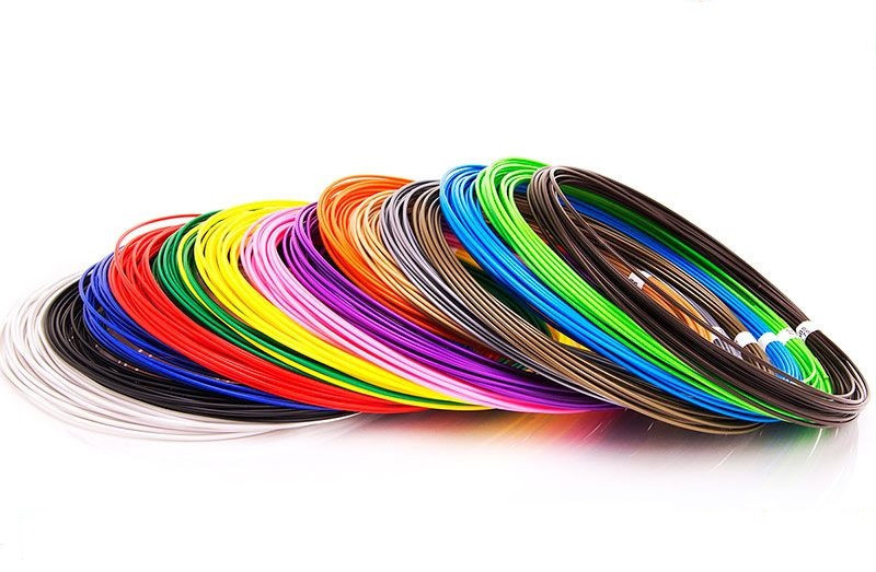 

Набор PLA пластика для 3д Ручки Filament 90 метров (9 цветов по 10 метров) мм1.75