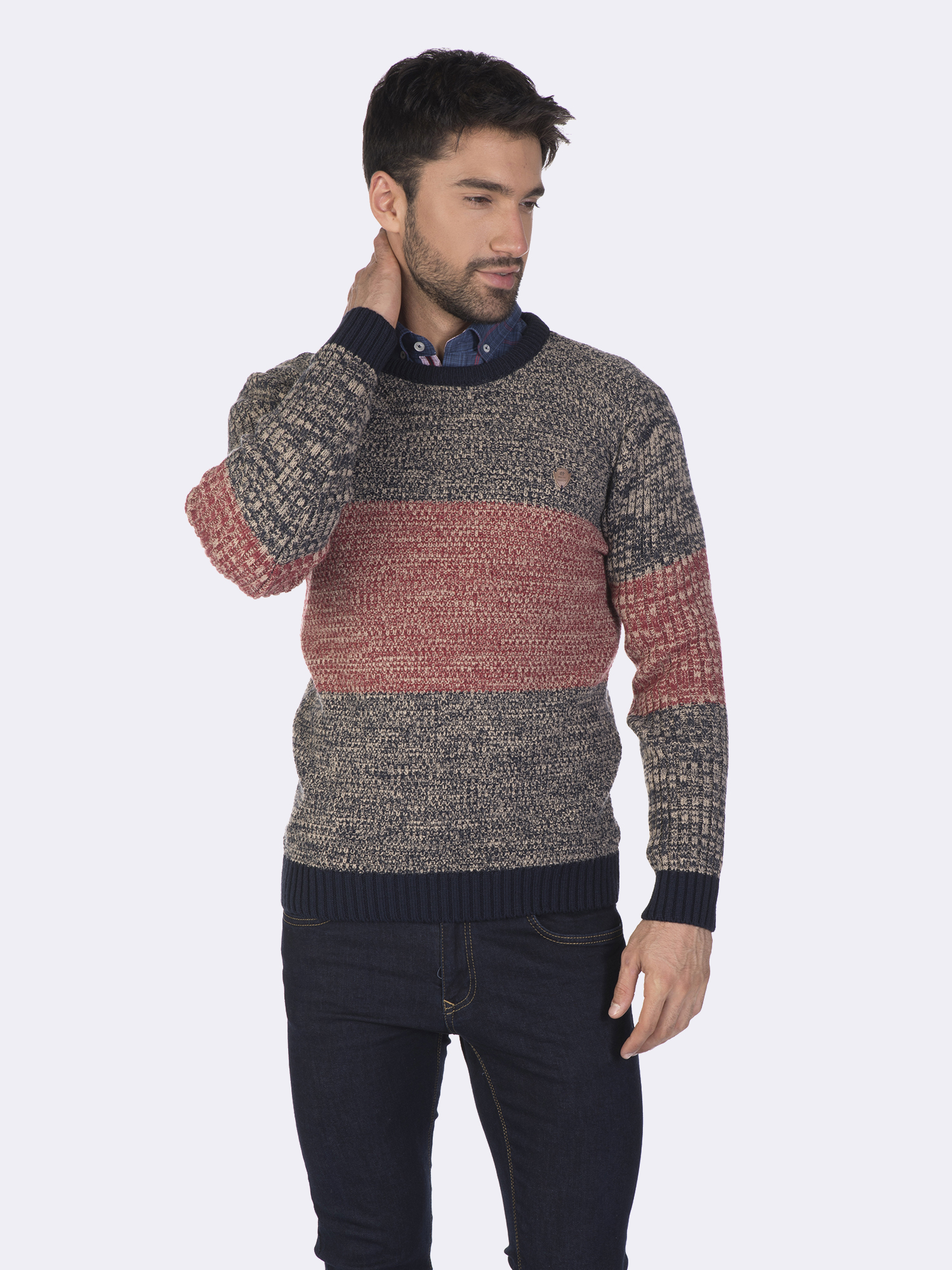 

Мужской Джемпер FELIX HARDY Синий 2XL