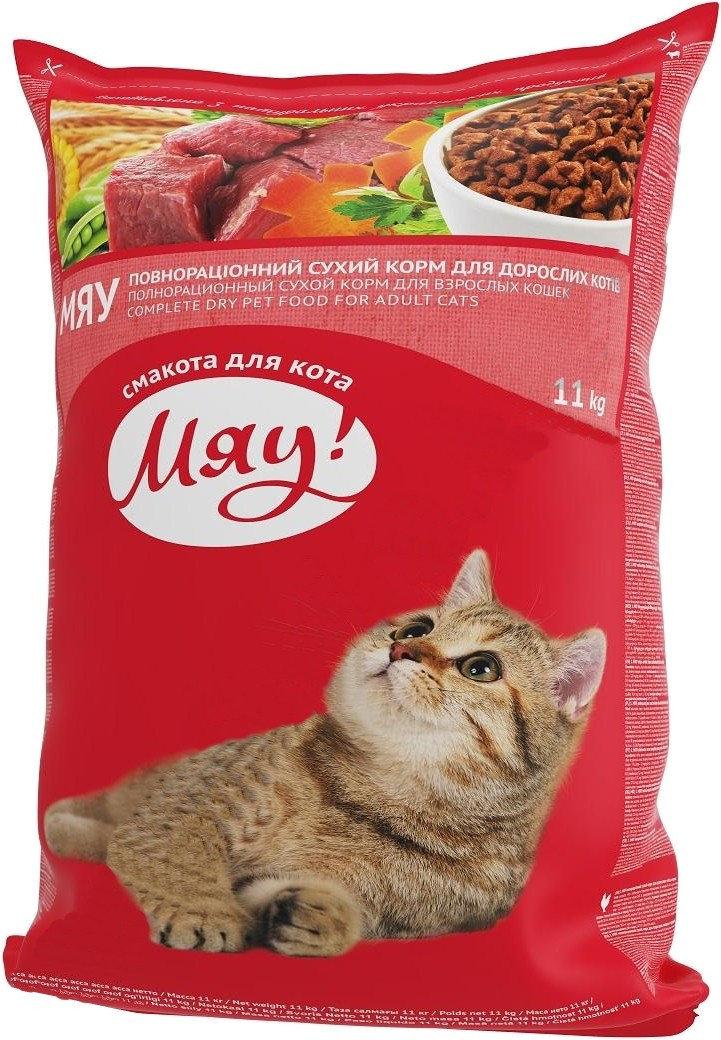 

Сухой корм для котов Мяу! с индейкой и садовой травой 14 кг