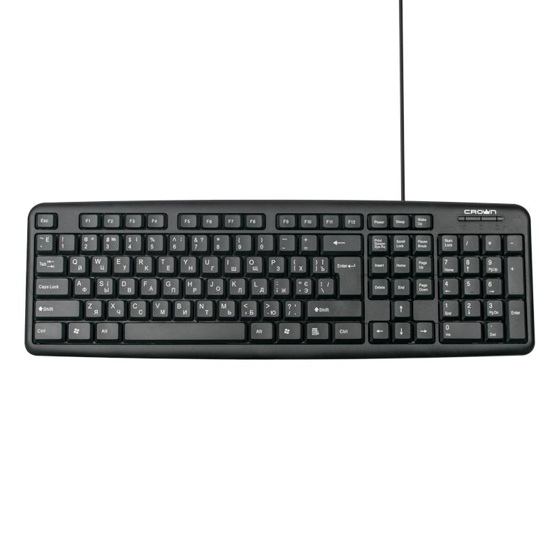 

Клавиатура USB Crown CMK-11 Black
