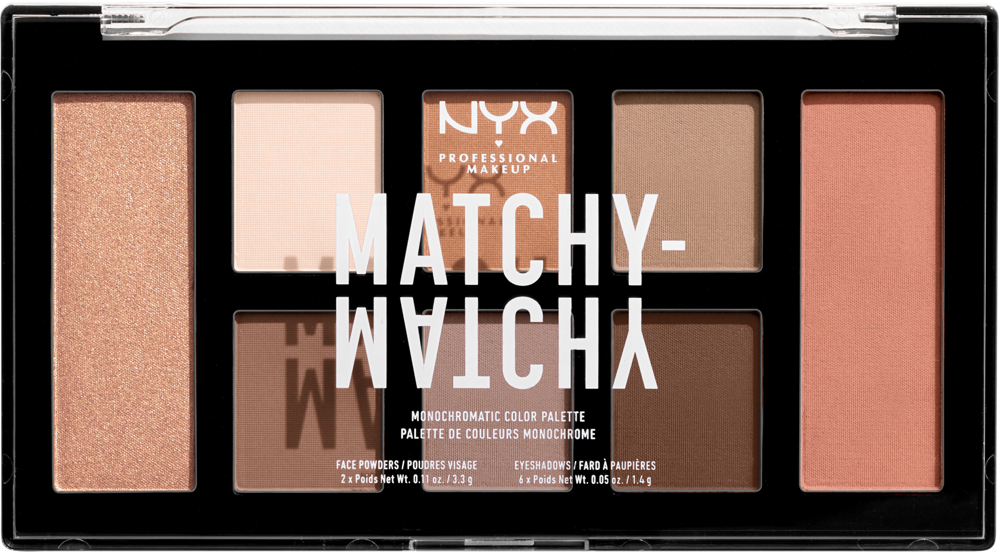Акція на Палетка теней для век и пудр для лица NYX Professional Makeup Matchy Matchy 01 Taupe 14.8 г (800897197544) від Rozetka UA