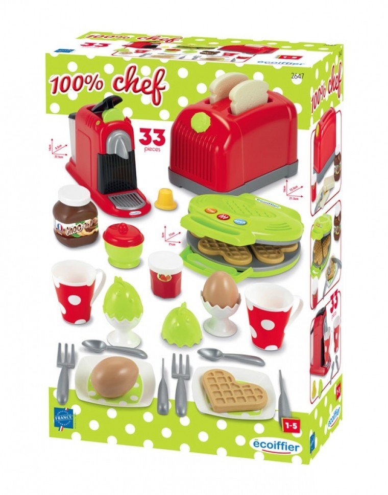 

Игровой набор Ecoiffier Кухонная техника с посудой и продуктами (2647)