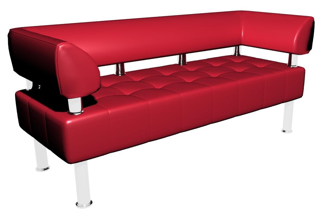 

Диван-офис Тонус Sentenzo 1600x600x700 Красный