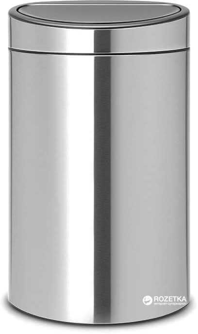 

Ведро для мусора Brabantia Pedal Bin 40 л Matt Steel