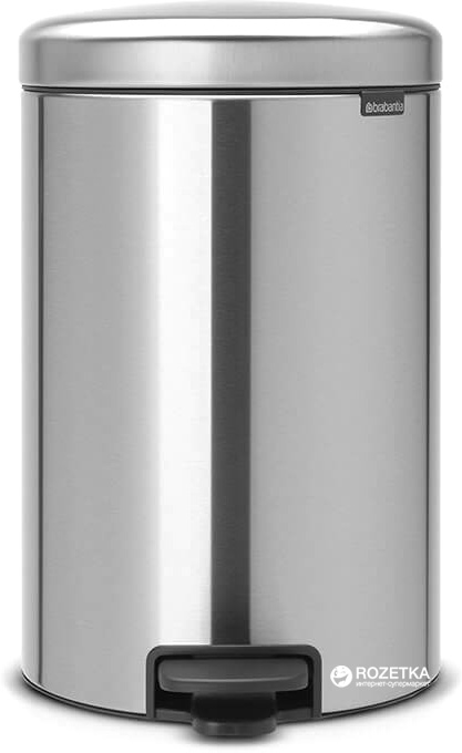 

Ведро для мусора Brabantia Pedal Bin 20 л Matt Steel