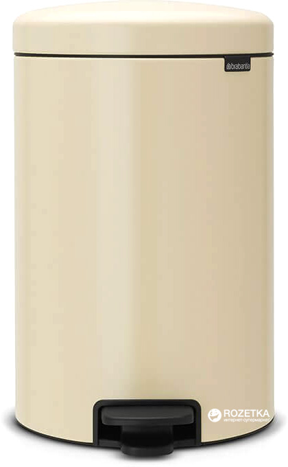 

Ведро для мусора Brabantia Pedal Bin 20 л Almond