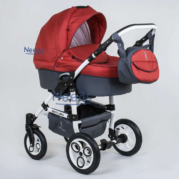 

Универсальная коляска 2 в 1 Victoria Gold 0140 Темно-серый с красным (С18)