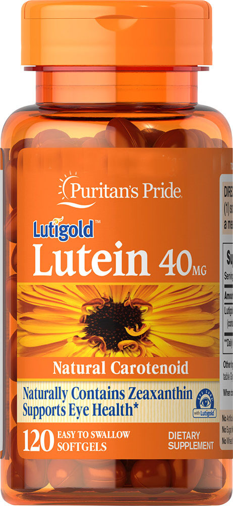 

Витамины Puritan's Pride Lutein 40 mg with Zeaxanthin 120 капсул (4384302301)