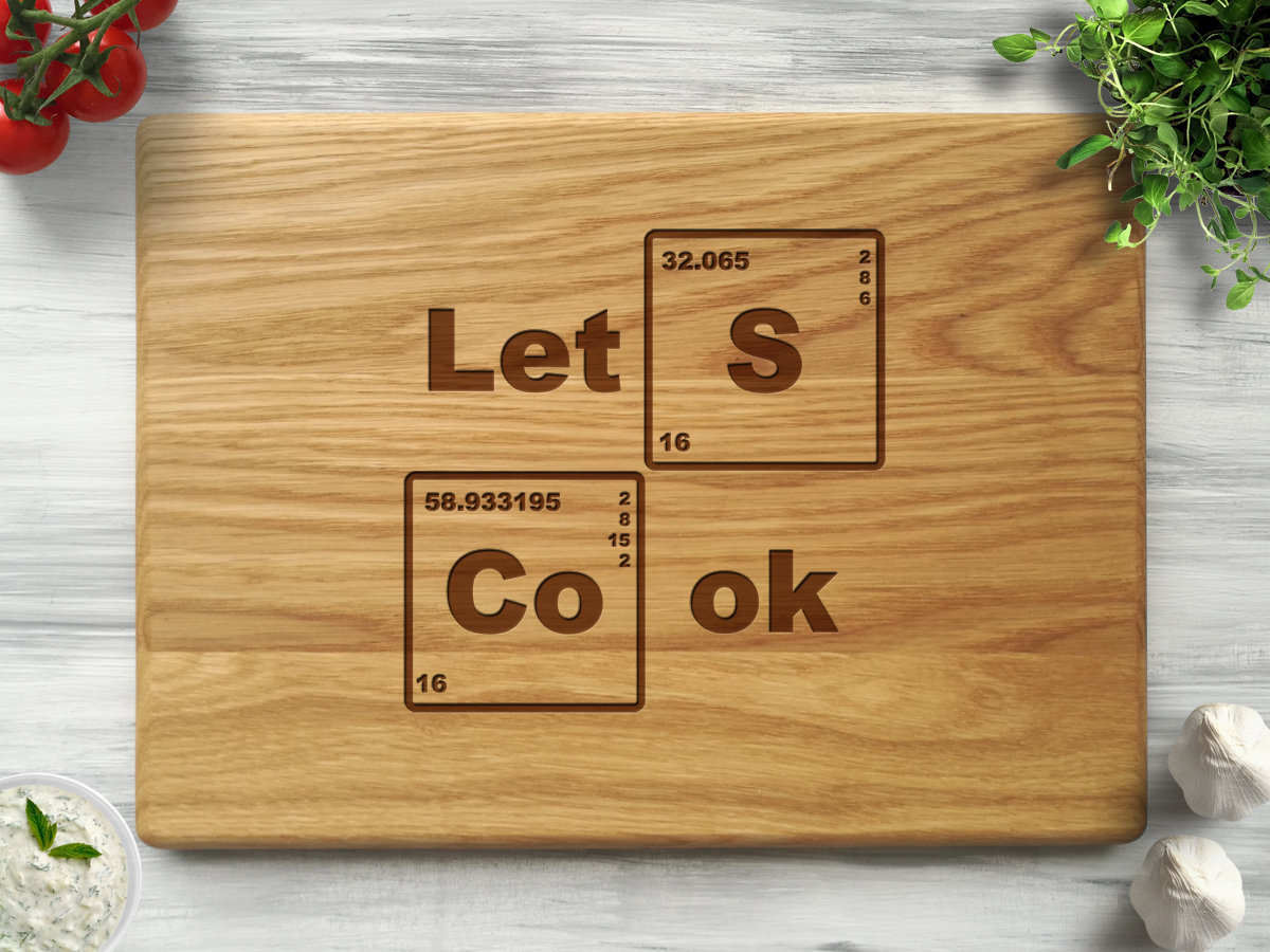 

Разделочная доска из дуба "Let`s cook" 25х35 см, WOODPRESENT