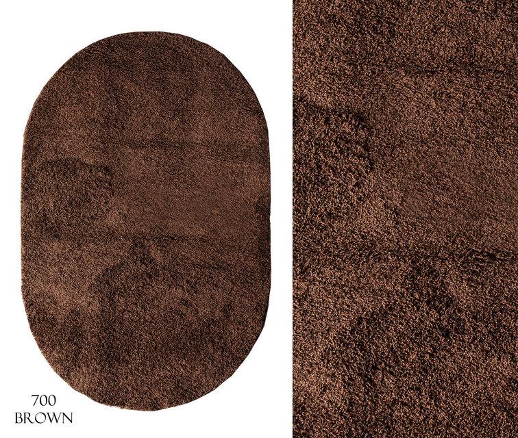 

Ковер EZEL SHAGGY 700 BROWN 1,50x2,30 Овал