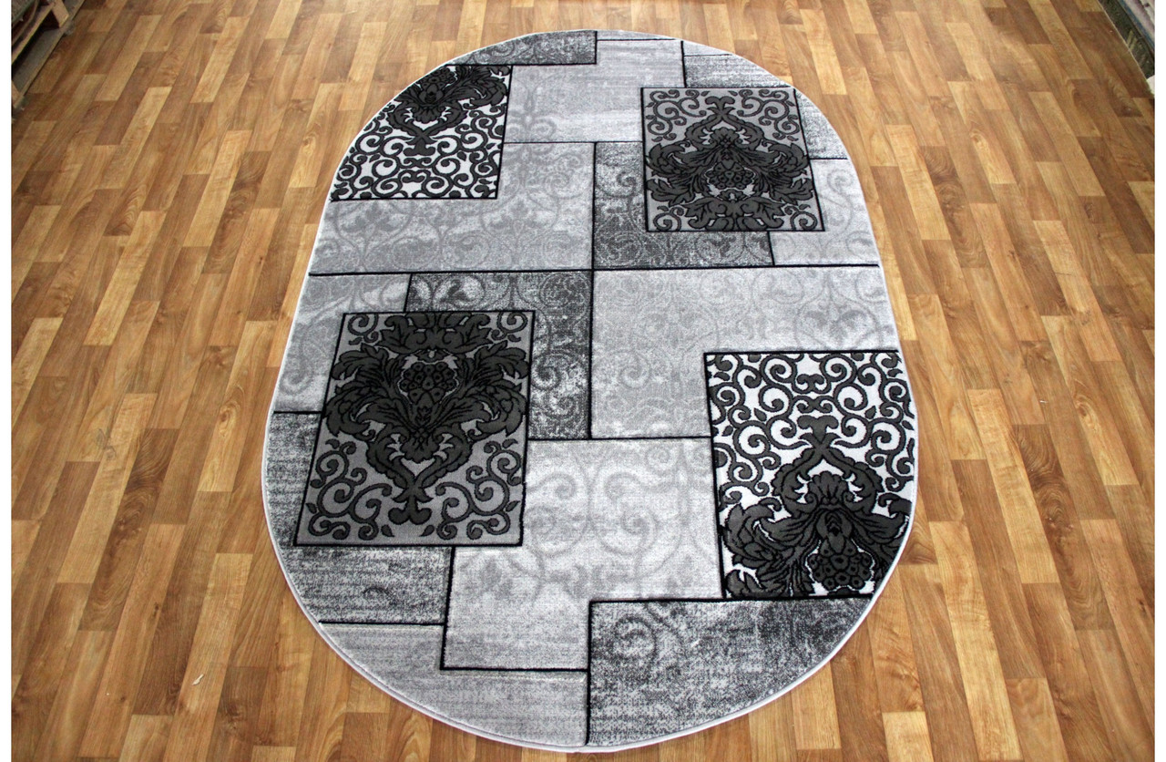 

Ковер стриженный Greencarpet MERAL 1682 GREY 1,50x2,30 Овал