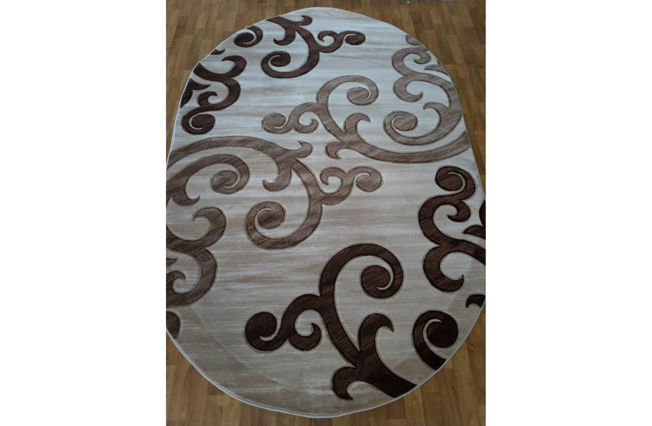 

Ковер стриженный Greencarpet MERAL 6733 CREAM 2,00x2,00 Овал