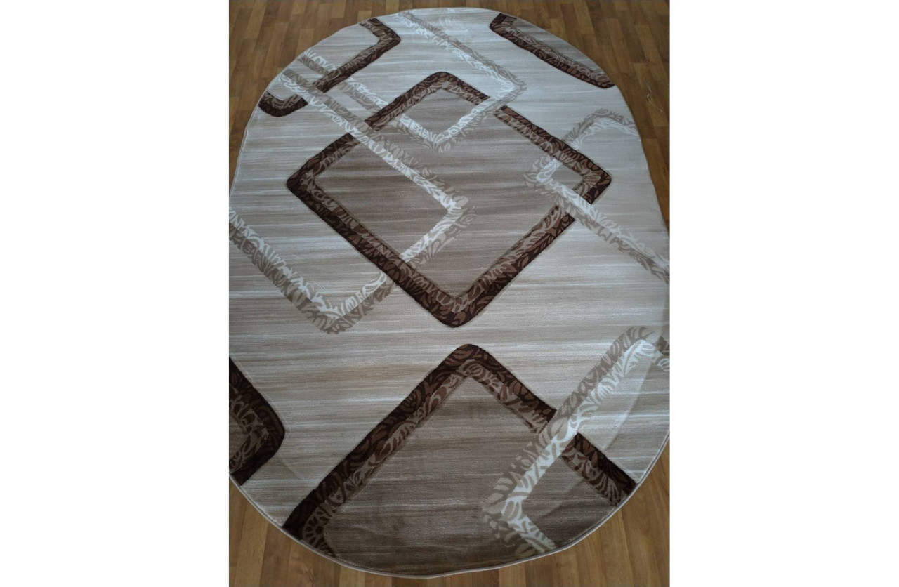 

Ковер стриженный Greencarpet MERAL 375 BEIGE 1,50x2,30 Овал