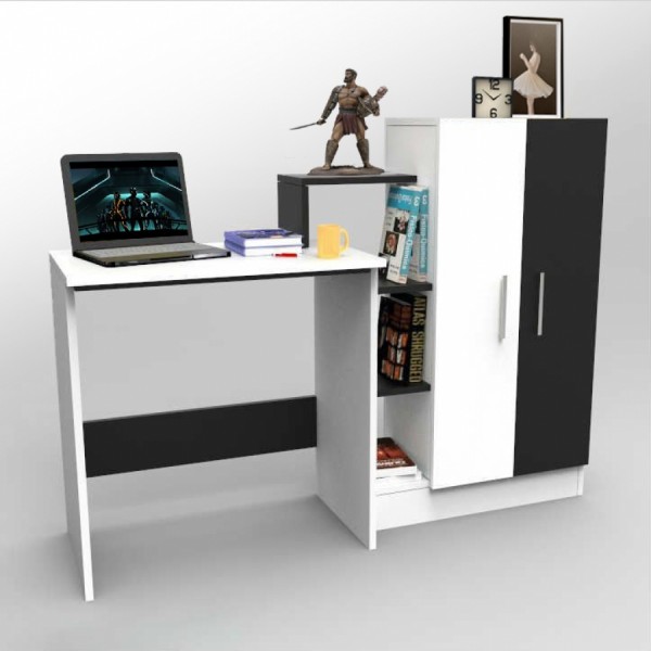 

Компьютерный стол "Comfy Home" ZC-1 Комфорт белый/черный