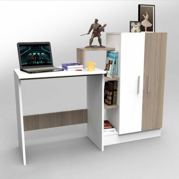 

Компьютерный стол "Comfy Home" ZC-1 Комфорт белый/сонома