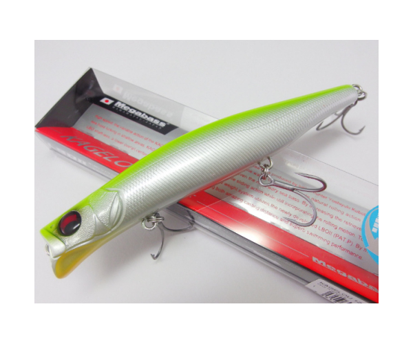 

Воблер Megabass KAGELOU 124F col. PM HOT SHAD (арт.1234909932092)