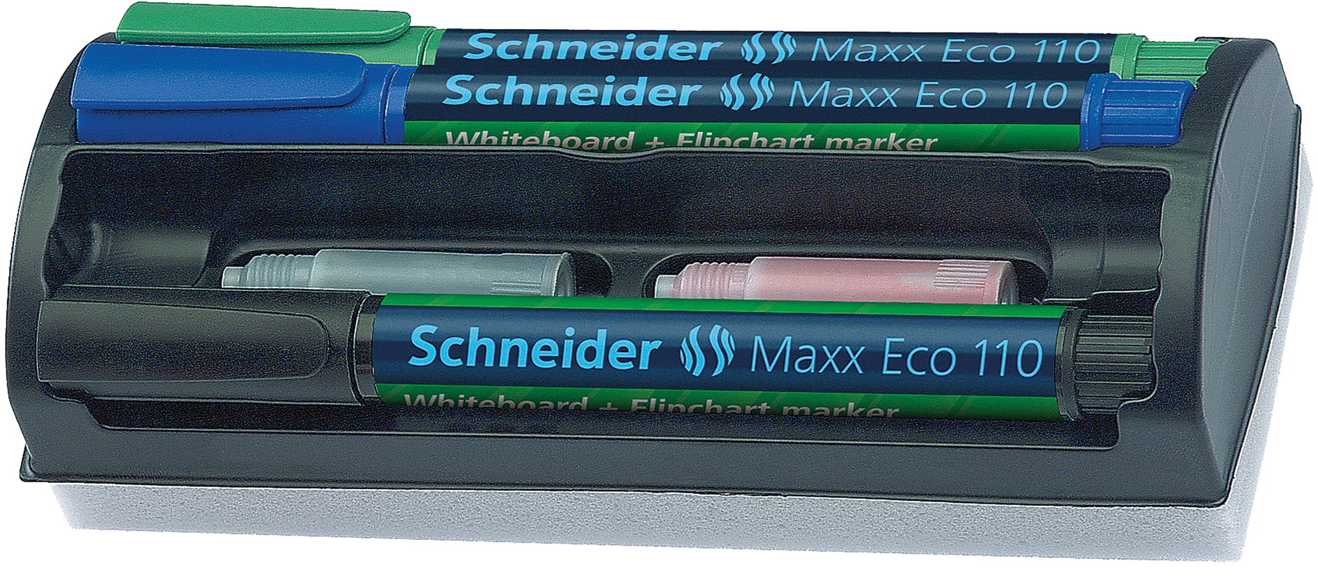 Набор маркеров для досок и флипчартов 4 шт Schneider Maxx 110 1-3 мм .