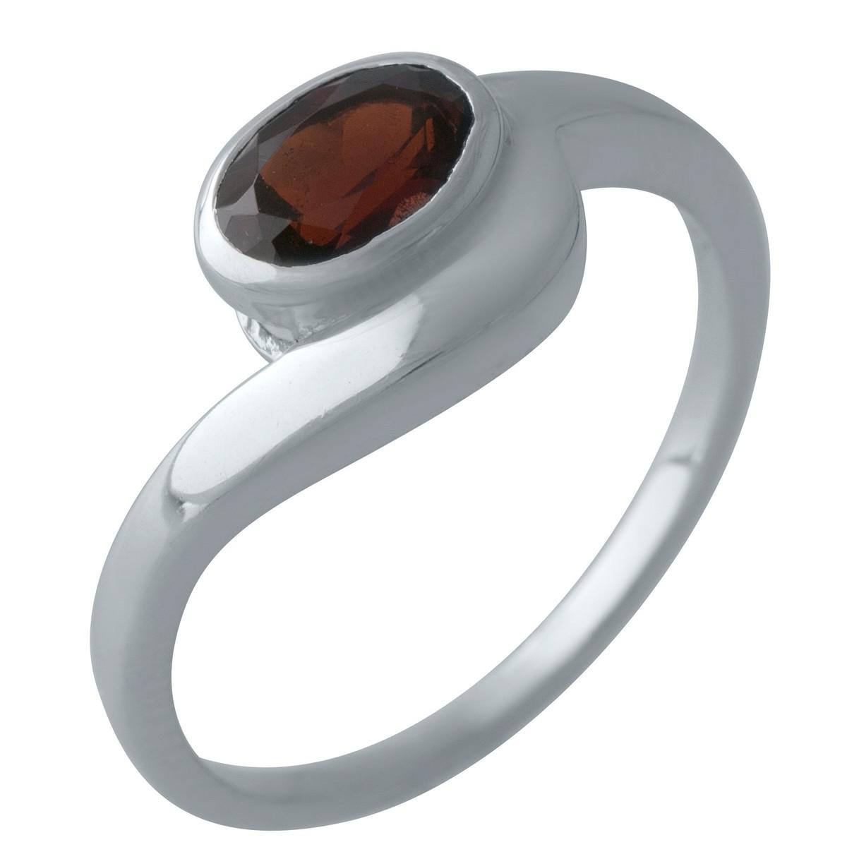 

Серебряное кольцо SilverAlex с натуральным гранатом 17.5 размер (2002901-17.5)