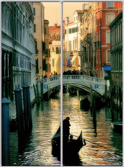 

Шкаф купе Luxe Studio Стандарт-1 Фотопечать Архитектура-8 1700x2000x600 двухдверный