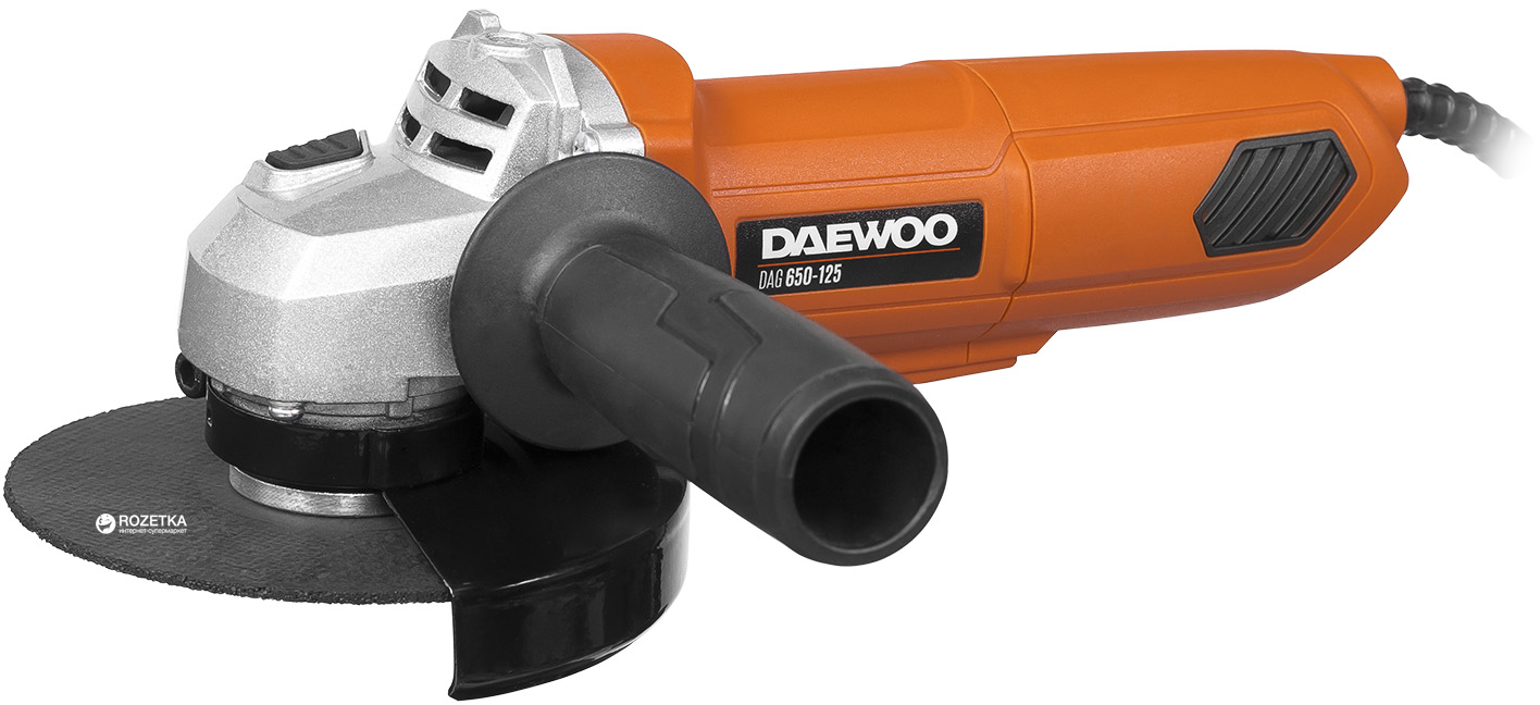 

Кутова шліфмашина Daewoo DAG 650-125