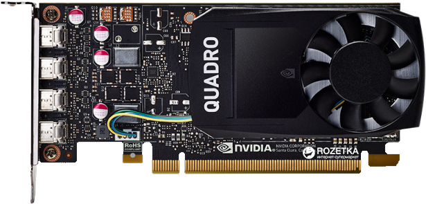 

Dell PCI-Ex NVIDIA Quadro P1000 4GB GDDR5 (128bit) (4 x miniDisplayPort) (490-BDXN)