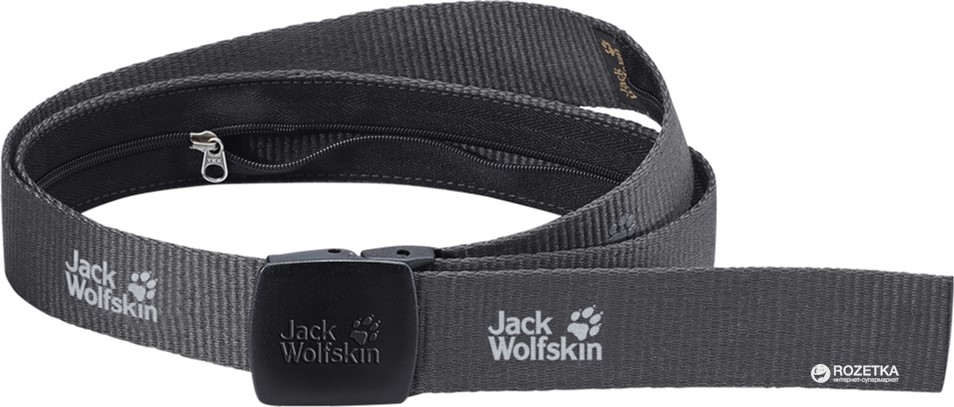 Акція на Ремінь Jack Wolfskin Secret Belt Wide 8000851-6032 One Size Темно-сірий від Rozetka