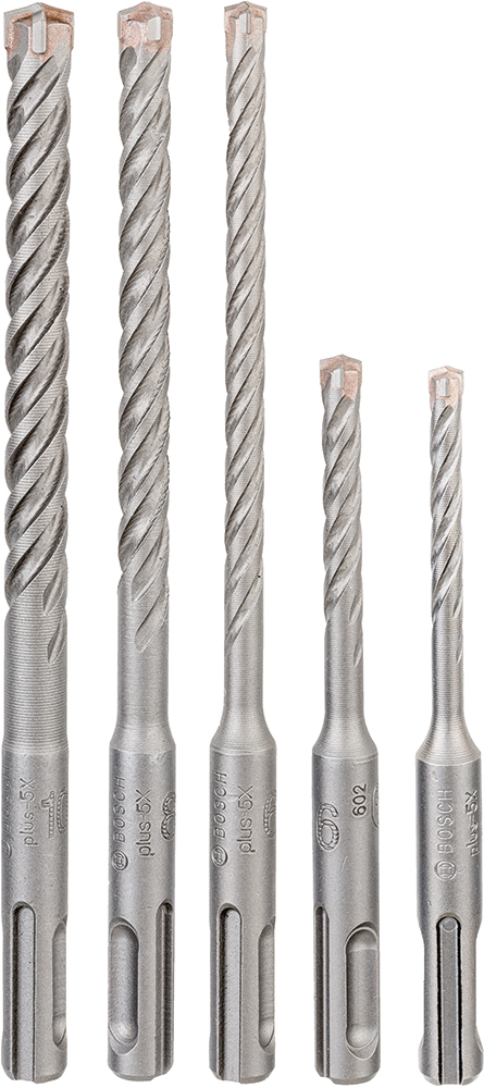 

Набір бурів Bosch SDS-plus 5X 5/6/6/8/10 мм 5 шт.