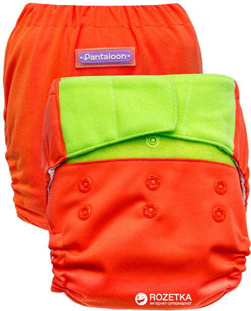 

Многоразовый подгузник Pantaloon 3-15 кг с вкладышем Коралл и Лайм (464179)