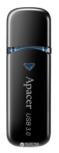 Акція на Apacer AH355 64GB USB 3.0 Black (AP64GAH355B-1) від Rozetka UA