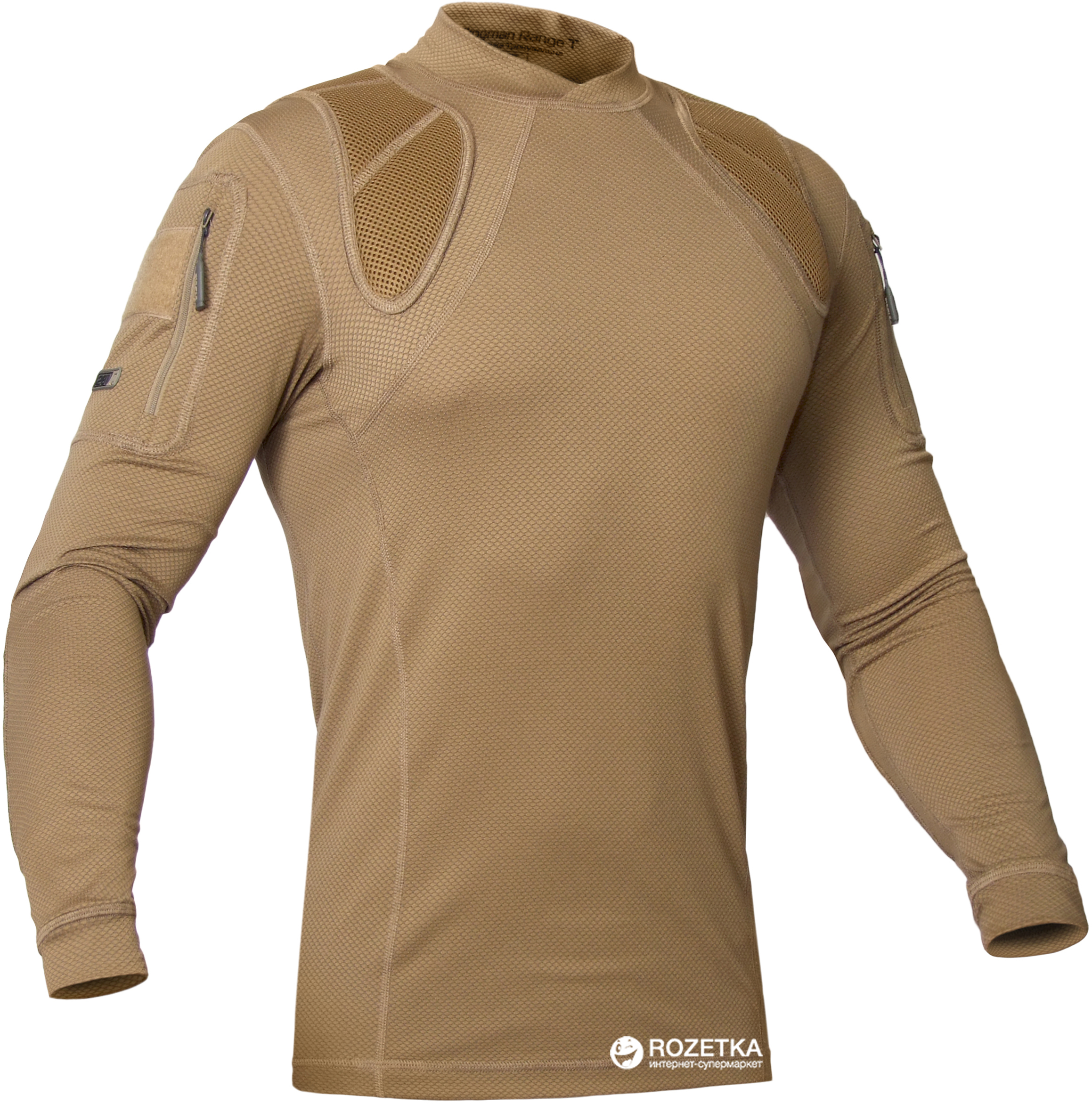 

Футболка тренировочная полевая с длинными рукавами P1G-Tac Frogman Range Shirt Polartec Delta UA281-29981-D-CB 2XL Coyote Brown