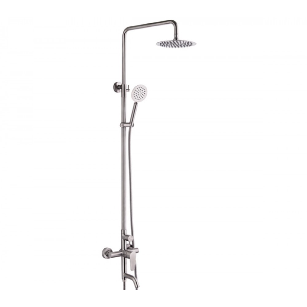 

Смеситель ZERIX LR72402 душевая колонна из нерж. стали SUS304 (33502)