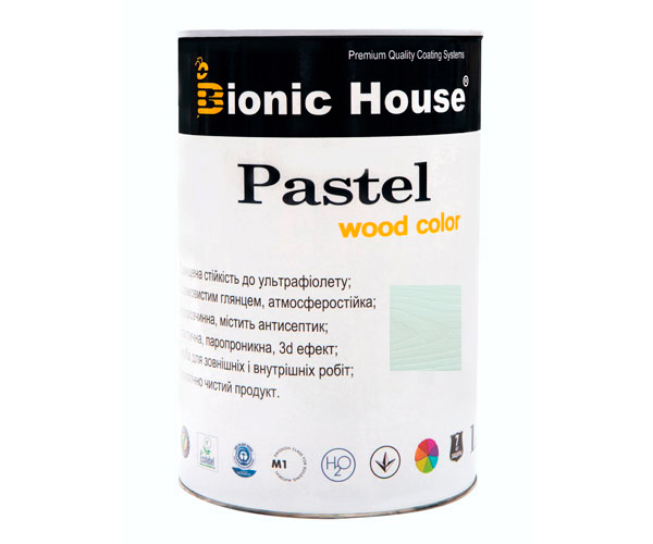 

Краска для дерева PASTEL Wood Color Bionic-House 10л Мальдивы Р215
